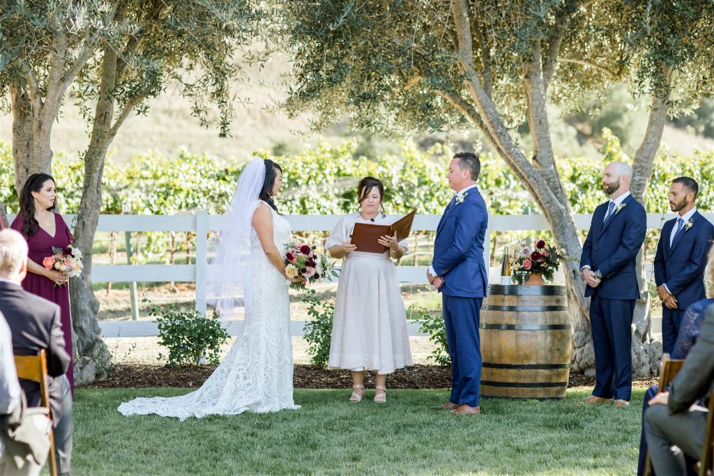 san luis obispo wedding photographer winery wedding