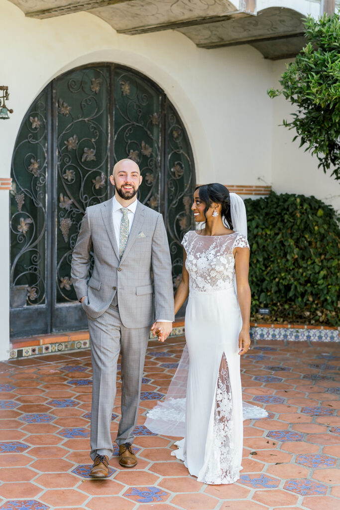Adamson House in Malibu, California. Adamson House wedding photographer. Southern California wedding photographer. Malibu wedding photographer.