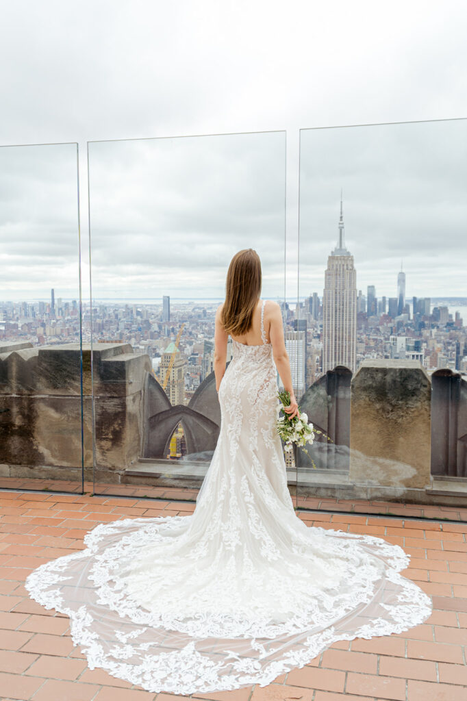 nyc wedding photographer, top of the rock engagement session, nyc bridals, new york city wedding photographer.